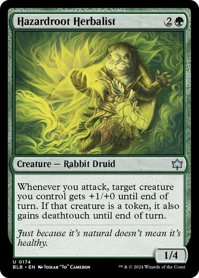 Hazardroot Herbalist (Bloomburrow) Light Play Foil