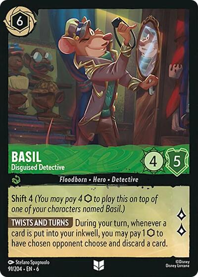 Basil - Disguised Detective (Azurite Sea) Near Mint