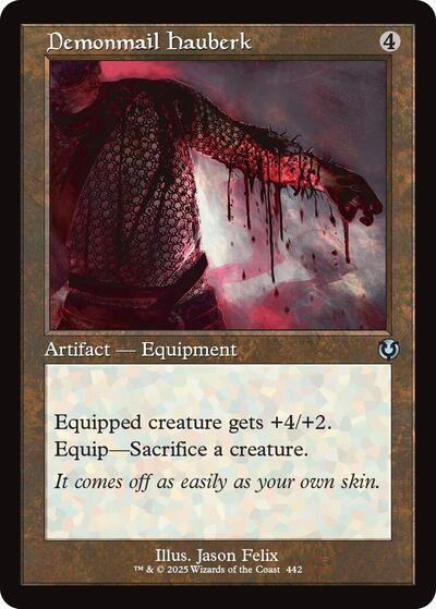 Demonmail Hauberk (Retro Frame) (Innistrad Remastered) Near Mint