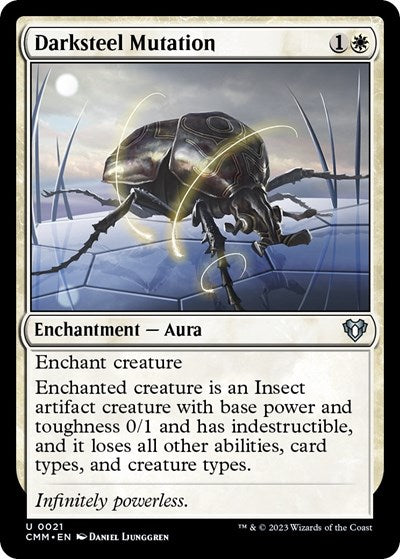 Darksteel Mutation (Commander Masters) Light Play Foil