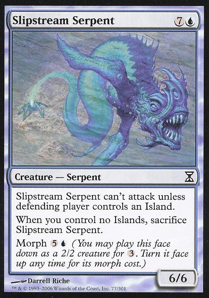 Slipstream Serpent (Time Spiral) Medium Play Foil