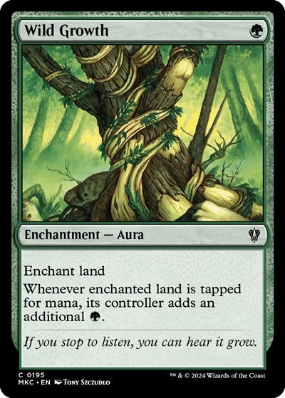 Wild Growth (Commander: Murders at Karlov Manor) Near Mint