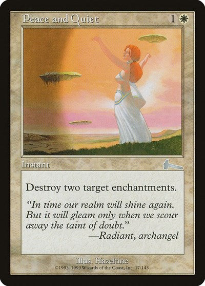 Peace and Quiet (Urza's Legacy) Medium Play