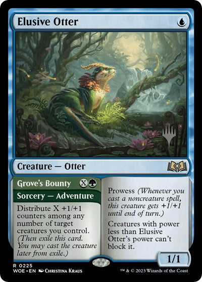 Elusive Otter (Promo Pack: Wilds of Eldraine) Near Mint Foil