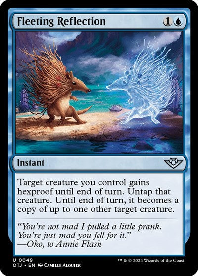 Fleeting Reflection (Outlaws of Thunder Junction) Light Play Foil