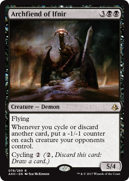 Archfiend of Ifnir (Amonkhet) Near Mint Foil