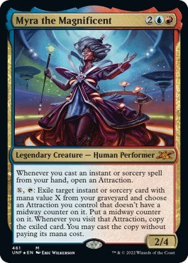 Myra the Magnificent (Galaxy Foil) (Unfinity) Light Play Foil