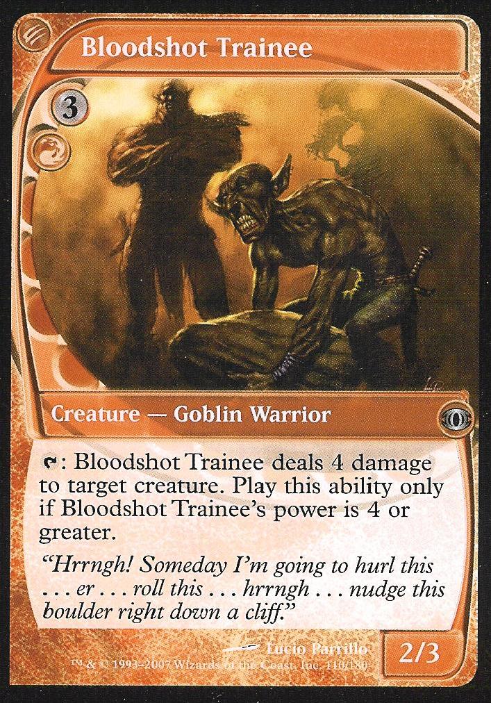 Bloodshot Trainee (Futuresight) Light Play
