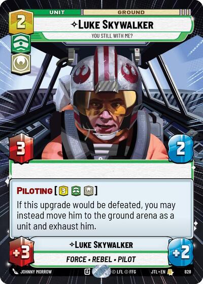 Luke Skywalker You Still With Me? (Hyperspace Foil) (Jump to Lightspeed) Near Mint Foil