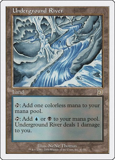 Underground River (Promos: Deckmasters Garfield vs Finkel) Heavy Play