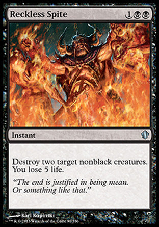 Reckless Spite (Commander 2013 Edition) Light Play