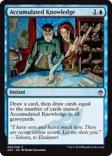 Accumulated Knowledge (Masters 25) Near Mint Foil