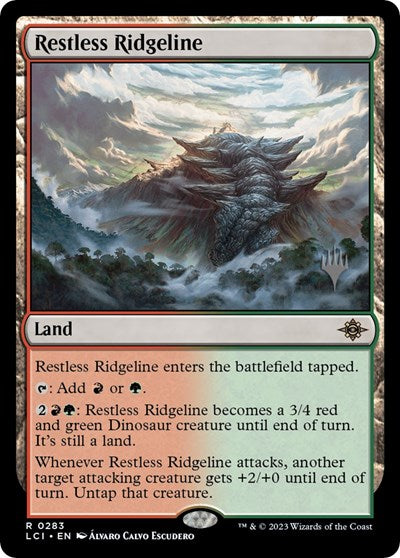 Restless Ridgeline (Promo Pack: The Lost Caverns of Ixalan) Light Play Foil
