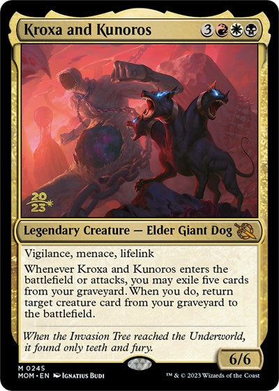 Kroxa and Kunoros (Promos: Prerelease Cards) Near Mint Foil