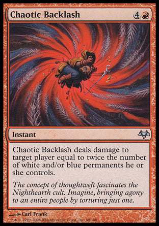 Chaotic Backlash (Eventide) Medium Play