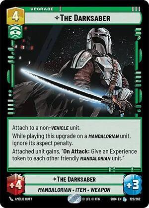 The Darksaber (Shadows of the Galaxy) Near Mint Foil