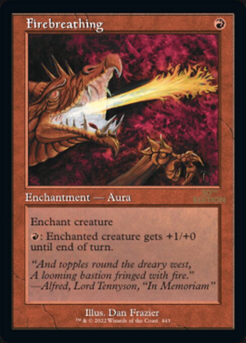 Firebreathing (Retro Frame) (30th Anniversary Edition) Near Mint