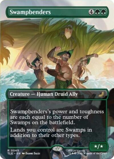 Swampbenders (Borderless) (Avatar: The Last Airbender: Eternal-Legal) Light Play