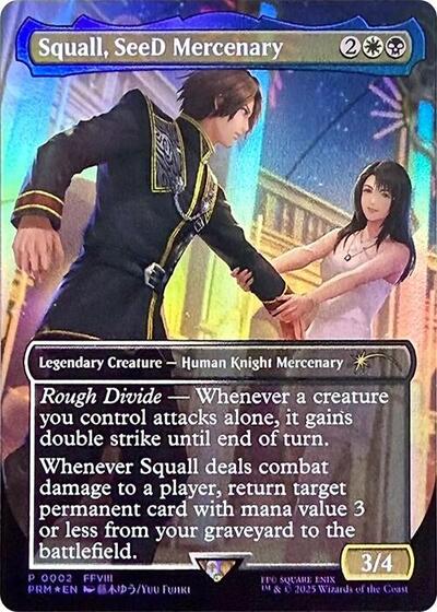 Squall, SeeD Mercenary (Standard Showdown Promos) Light Play Foil
