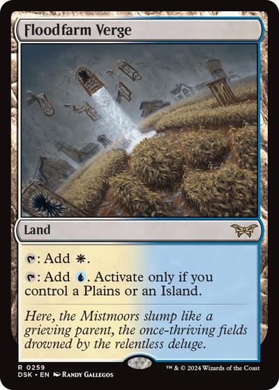 Floodfarm Verge (Duskmourn: House of Horror) Light Play