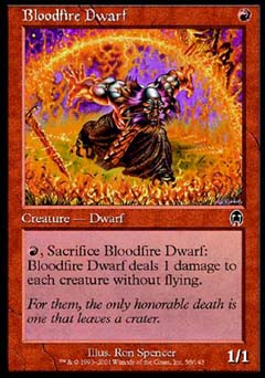 Bloodfire Dwarf (Apocalypse) Medium Play
