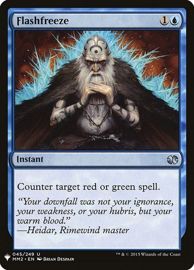 Flashfreeze (Mystery Booster) Light Play