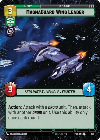 MagnaGuard Wing Leader (Hyperspace) (Twilight of the Republic) Near Mint Foil