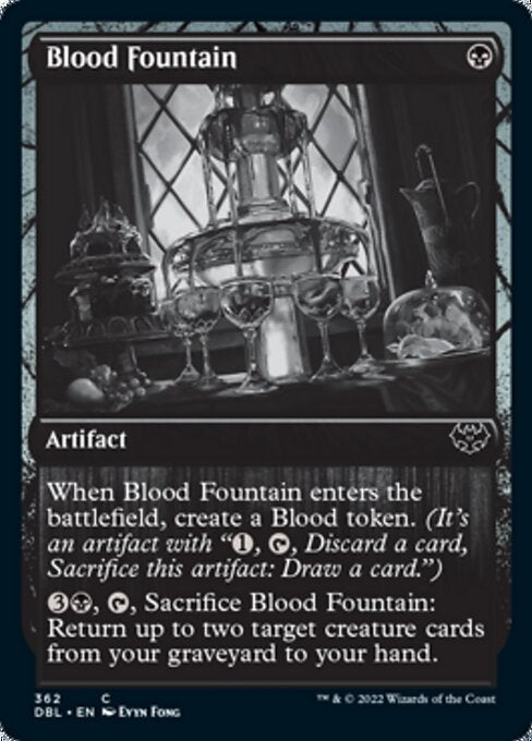 Blood Fountain (Innistrad: Double Feature) Light Play