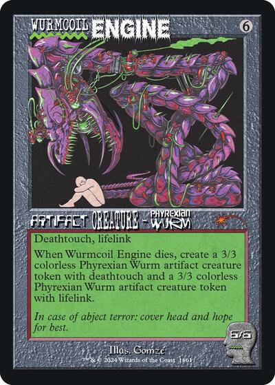 Wurmcoil Engine (Secret Lair) Light Play