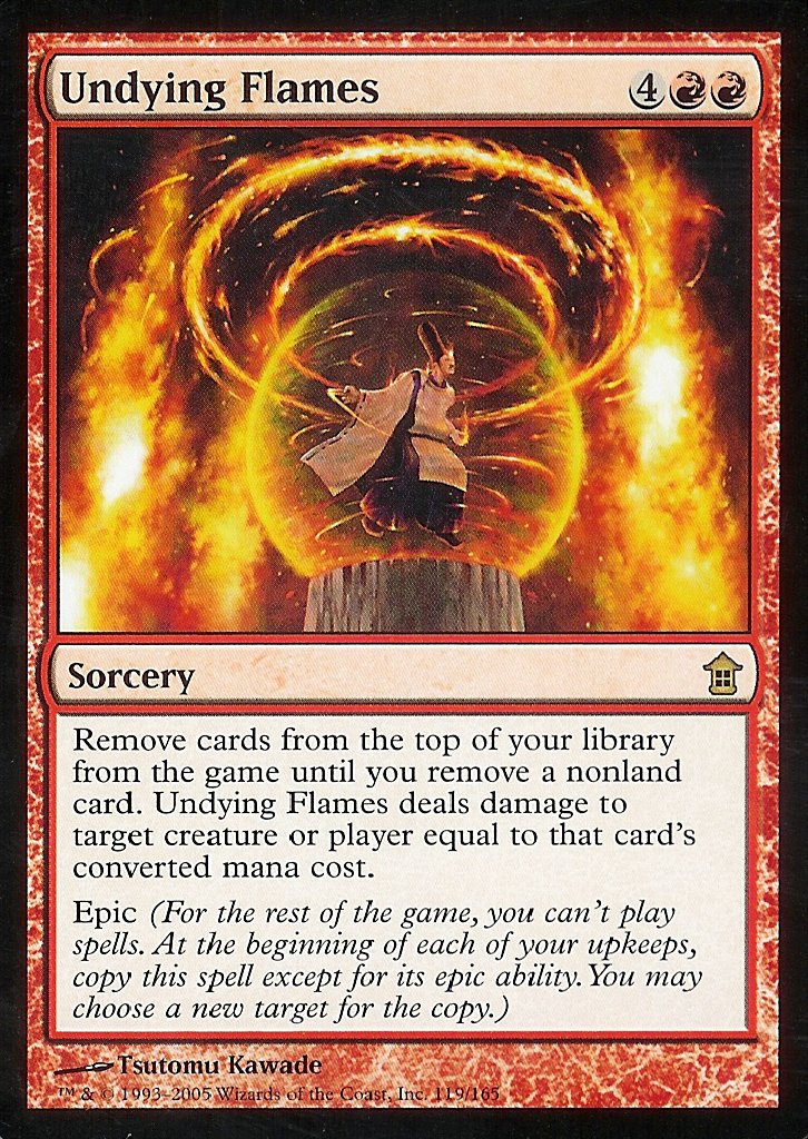 Undying Flames (Saviors of Kamigawa) Heavy Play