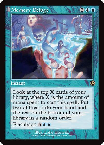 Memory Deluge (Retro Frame) (Innistrad Remastered) Near Mint