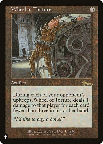 Wheel of Torture (The List) Light Play
