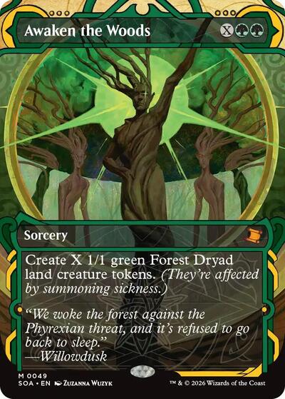 Awaken the Woods (Secrets of Strixhaven: Mystical Archive) Light Play Foil