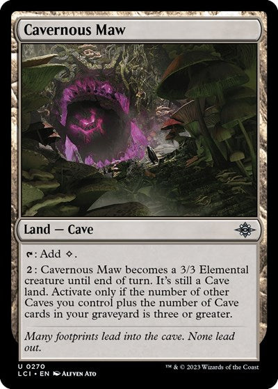 Cavernous Maw (The Lost Caverns of Ixalan) Medium Play