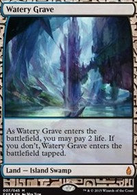 Watery Grave (Zendikar Expeditions) Medium Play Foil