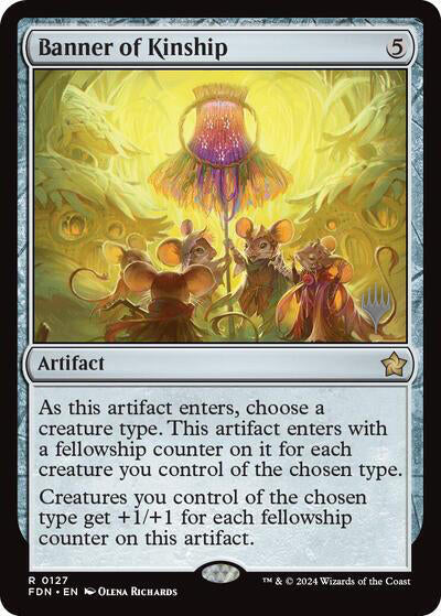 Banner of Kinship (Promo Pack: Aetherdrift) Light Play