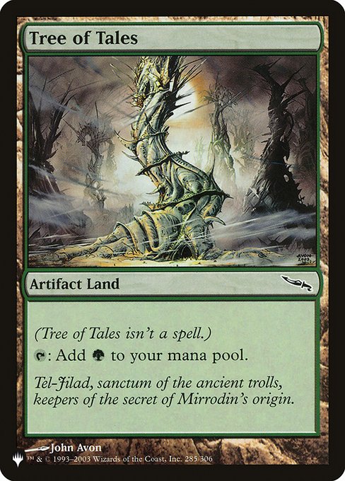 Tree of Tales (The List) Damaged / Poor