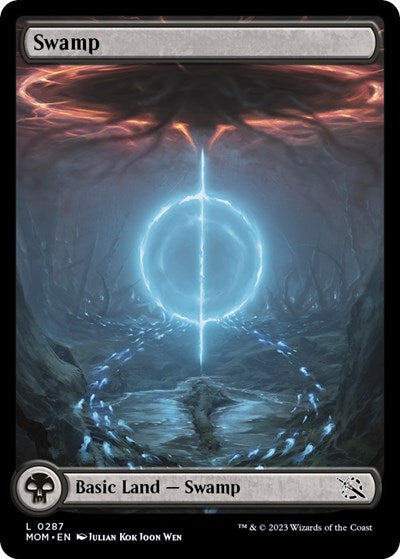 Swamp (0287) (March of the Machine) Light Play Foil