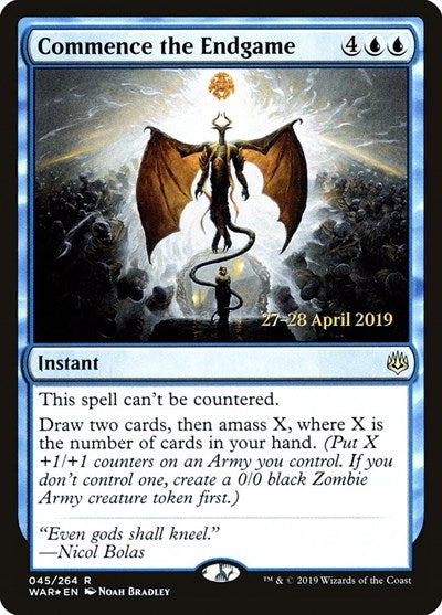 Commence the Endgame (Promos: Prerelease Cards) Light Play Foil