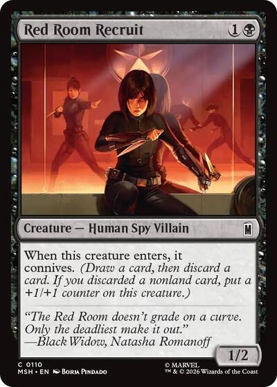Red Room Recruit (Marvel Super Heroes) Near Mint