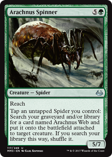 Arachnus Spinner (Modern Masters 2017) Near Mint Foil