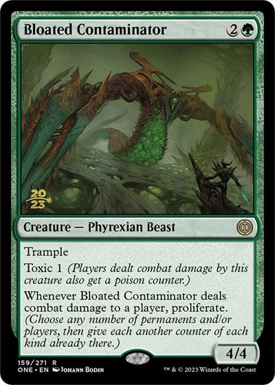 Bloated Contaminator (Promos: Prerelease Cards) Light Play Foil