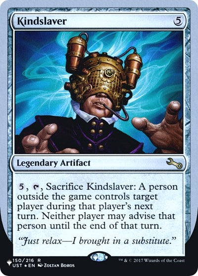 Kindslaver (The List) Near Mint Foil