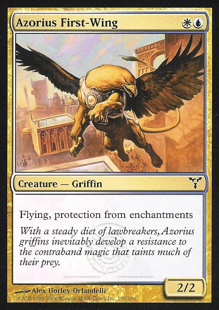 Azorius First-Wing (Dissension) Medium Play Foil