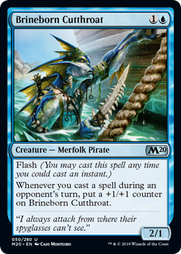 Brineborn Cutthroat (Magic 2020 Core Set) Light Play