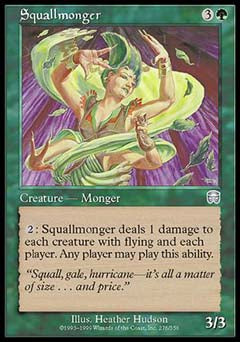 Squallmonger (Mercadian Masques) Light Play Foil