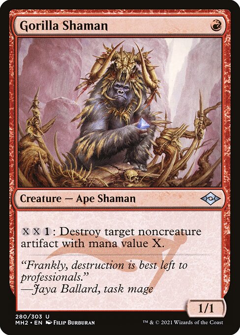 Gorilla Shaman (Foil Etched) (Modern Horizons 2) Near Mint Foil