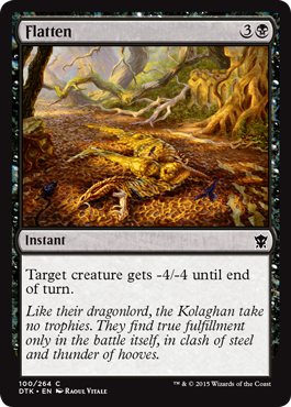 Flatten (Dragons of Tarkir) Near Mint Foil