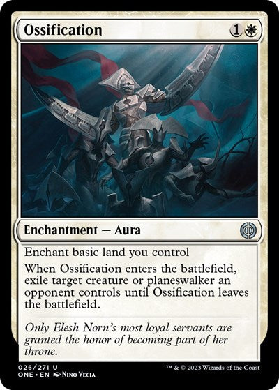 Ossification (Phyrexia: All Will Be One) Near Mint Foil