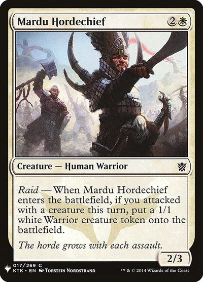 Mardu Hordechief (Mystery Booster) Near Mint